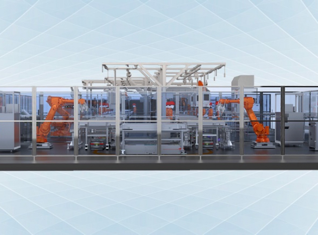 Lithium battery automatic production line